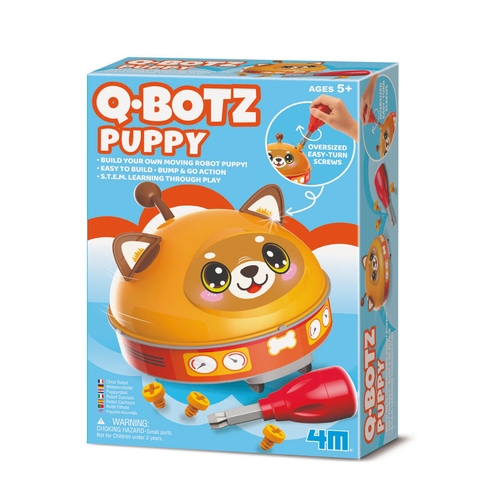 4M Kidzrobotix - Q.Botz-Dog - Kids' Robot Building Kit, Early STEM Learning Toys