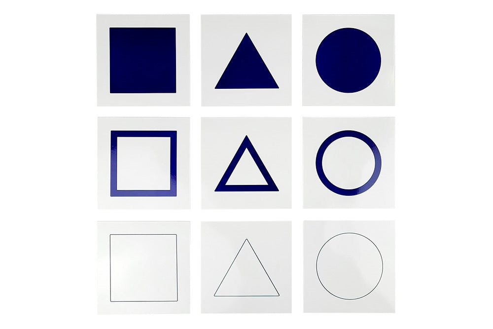 Cards for Geometric Demonstration Tray