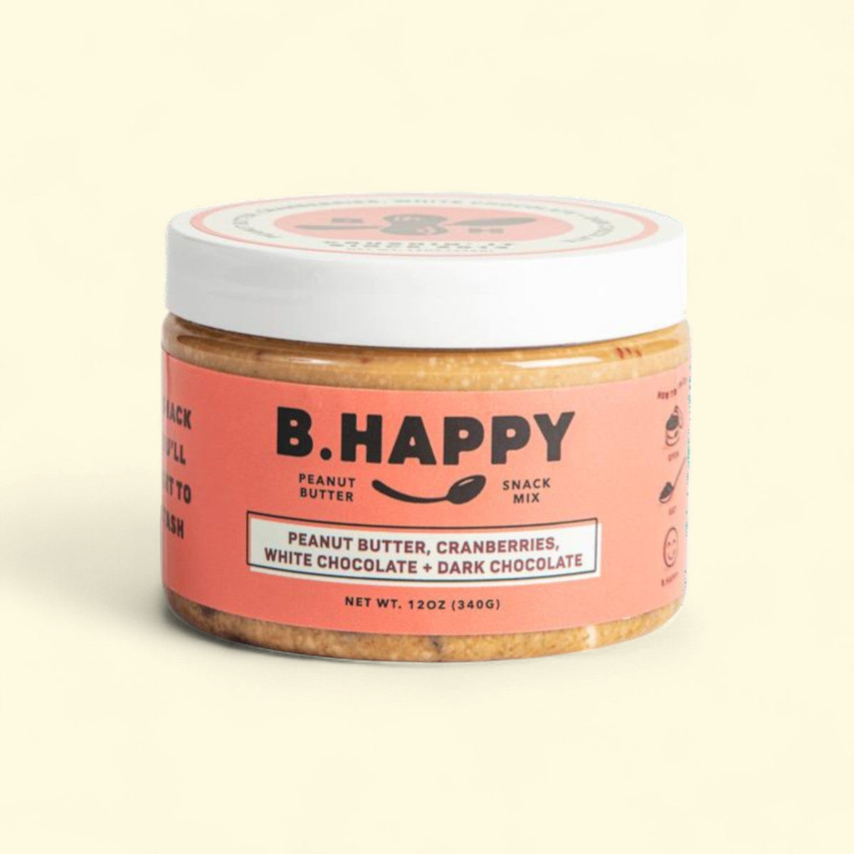 B Happy Peanut Butter, 12 oz
