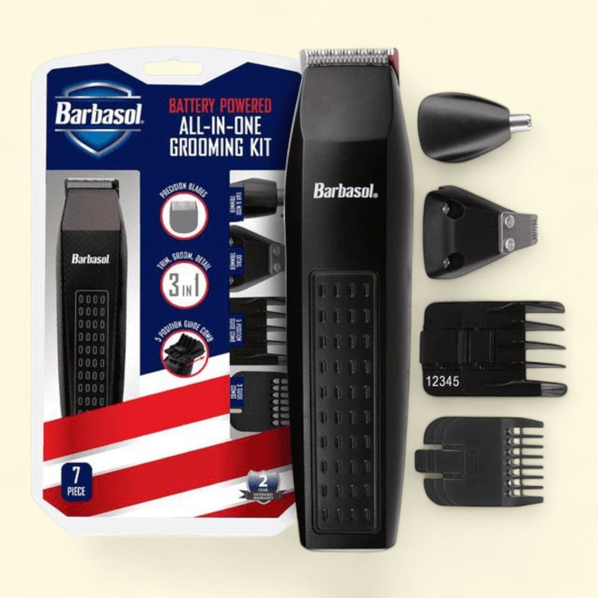 Barbasol Men's Grooming Kit, 7 Pc