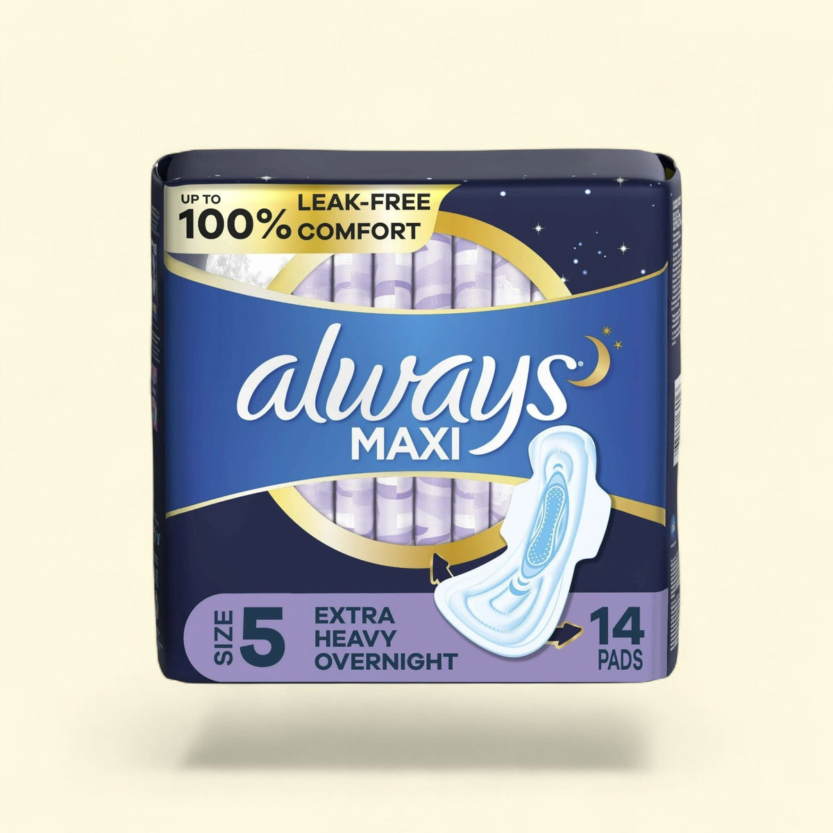 Always Maxi Pads Size 5, 14 Count