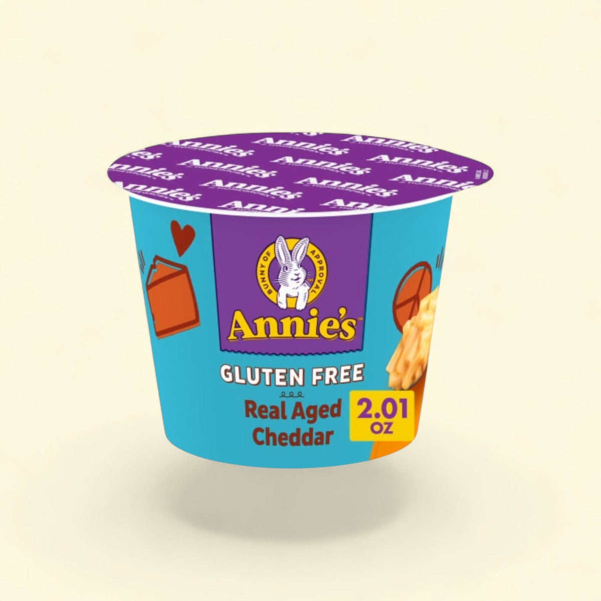 Annie's Real Aged Cheddar Mac N Cheese, Cup, 2.01 oz