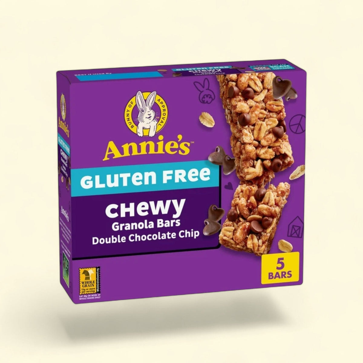 Annie's Chewy Granola Bars, Double Chocolate Chip, 4.9 oz
