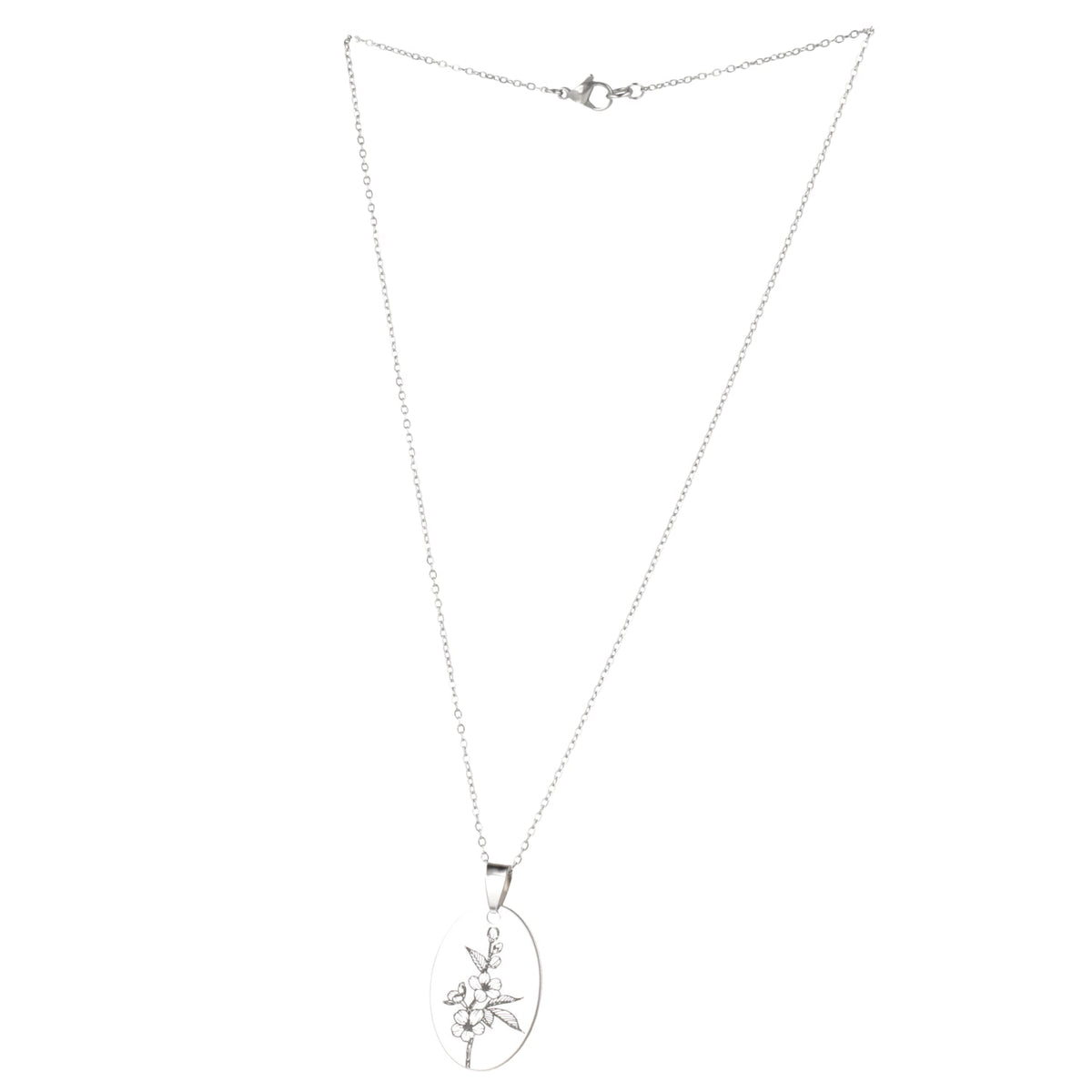 March Birth Flower Necklace - Cherry Blossom