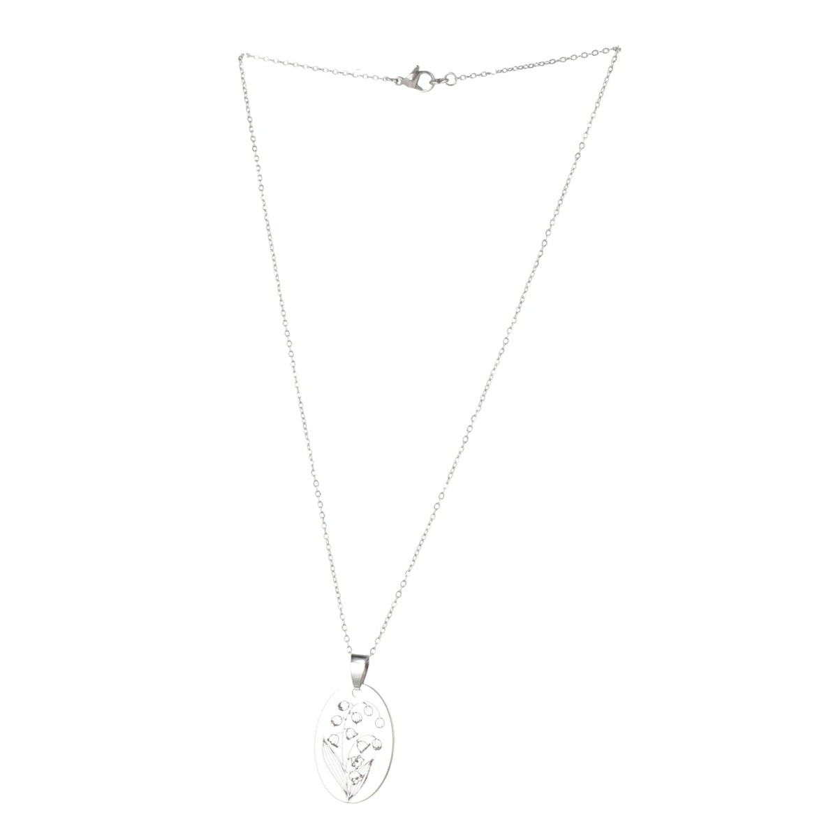 May Birth Flower Necklace - Lily of the Valley