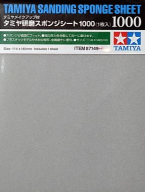 Tamiya Sanding Sponge Sheet - 1000 Grit