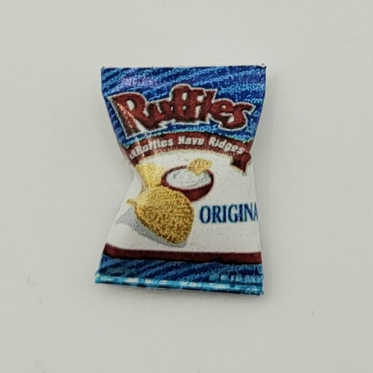Individual Size Bags of Chips - 1/12 Scale - Dollhouse