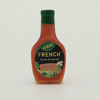 1/12 Scale Bottle of Salad Dressing - Dollhouse Miniature