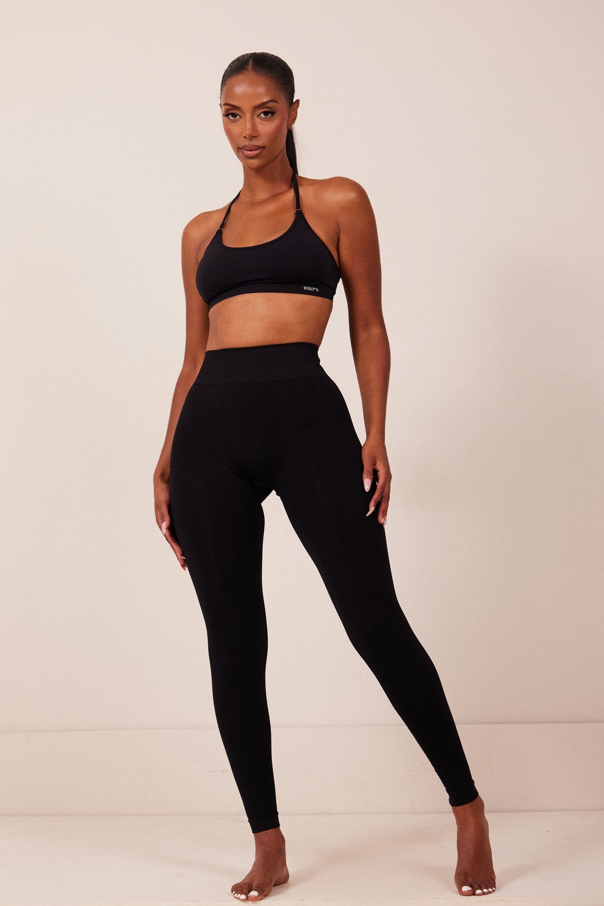 The Mars Seamless Bra in Black