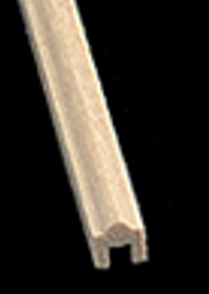 Handrail - 1 Piece - 12" Long - Half Scale - Dollhouse Miniature