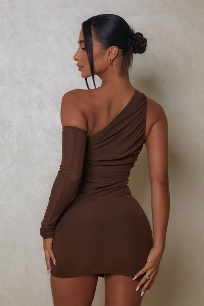 The One Sleeve Mesh Mini in Brown