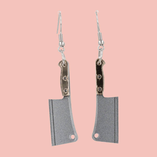 Meat Cleaver Earrings