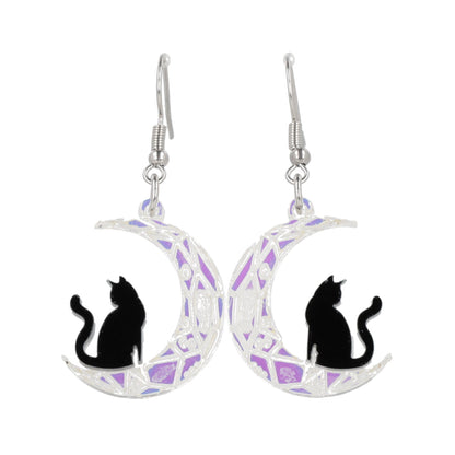 Meow Moon Earrings