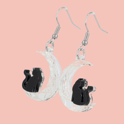 Meow Moon Earrings