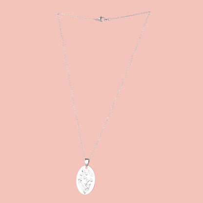 May Birth Flower Necklace - Lily of the Valley